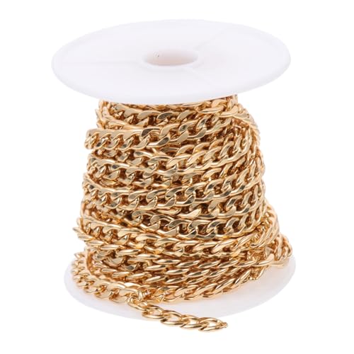 VILLFUL 1 Rolle Nk Kette DIY Handwerksketten Edelstahlkette Schmuckdekorationskette Metallketten Schmuckkette Verlängerte Ketten Edelstahl Halsketten Mehrzweck DIY Ketten VILLFUL 1 Rolle Nk Kette DIY Handwerksketten Edelstahlkette Schmuckdekorationskette Metallketten Schmuckkette Verlängerte Ketten Edelstahl Halsketten Mehrzweck DIY Ketten von VILLFUL