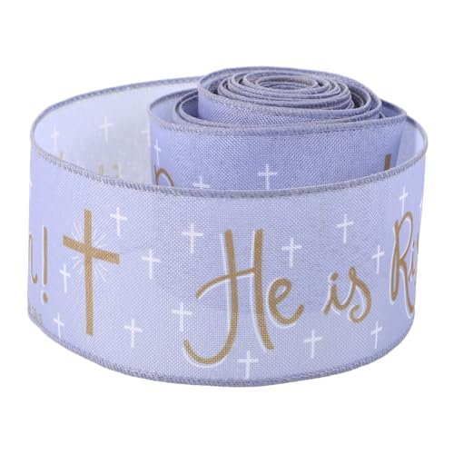 VILLFUL 1 Rolle Osterband Geschenkverpackungen Kränze Drahtkanten Zum Verpacken Von Geschenken Bastelprojekte Langlebig Elegant Festliche Note Diy-dekorationen VILLFUL 1 Rolle Osterband Geschenkverpackungen Kränze Drahtkanten Zum Verpacken Von Geschenken Bastelprojekte Langlebig Elegant Festliche Note Diy-dekorationen von VILLFUL