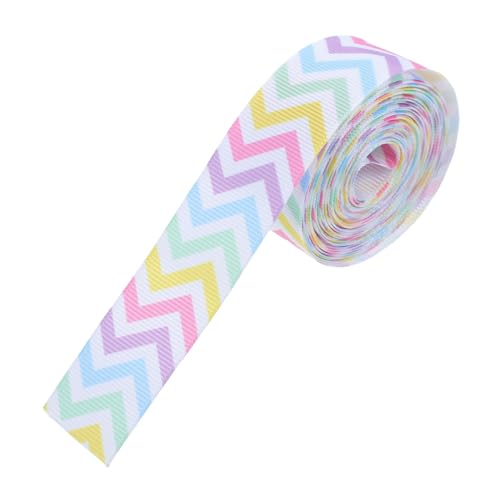 VILLFUL 1 Rolle Breites Polyester-osterband Mit Besatz Dekorativ Band Ostern Geschenkband Zartes Band Osterdekoration von VILLFUL