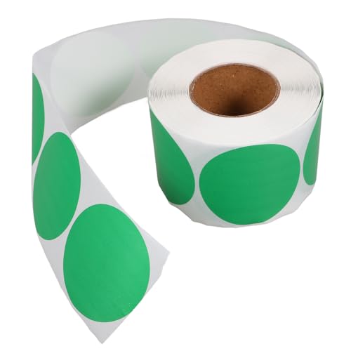 VILLFUL 1 Rolle Runde Aufkleber, Selbstklebende Adressetiketten, Bedruckbare Etiketten, Thermoetiketten, Große Etiketten, Selbstklebendes Bedruckbares Papier, Permanente Etiketten, von VILLFUL