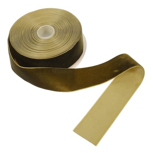 VILLFUL 1 Rolle Samtgurtband, Party Verpackungsband, Dunkelgrünes Band, Geschenkband Für Zuhause, Geschenkband, Geschenkverpackungsband, Band Für Kränze, Weihnachtsverpackungsband, von VILLFUL