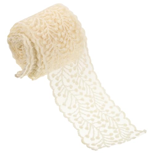 VILLFUL 1 Rolle Spitzenbesatz Zum Nähen Stickspitzenbesatz Aus Spitzenstoff Dekorativer Besatz Zum Basteln Für Kleidung Röcke Und Haar-accessoires VILLFUL 1 Rolle Spitzenbesatz Zum Nähen Stickspitzenbesatz Aus Spitzenstoff Dekorativer Besatz Zum Basteln Für Kleidung Röcke Und Haar-accessoires von VILLFUL
