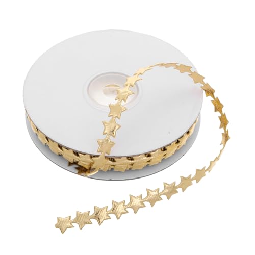 VILLFUL 1 Rolle Sternband Polyester für Feierlichkeiten Dekoband für Geburtstage Hochzeiten und Diy Projekte Langlebig und Farbbeständig VILLFUL 1 Rolle Sternband Polyester für Feierlichkeiten Dekoband für Geburtstage Hochzeiten und Diy Projekte Langlebig und Farbbeständig von VILLFUL
