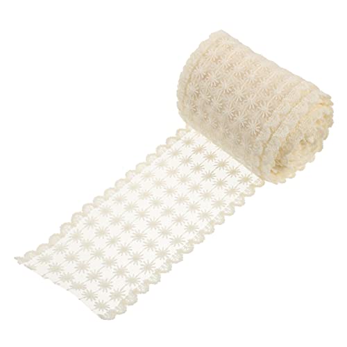VILLFUL 1 Rolle Spitzenband Weicher Spitzenbesatz Stickspitzenbesatz Für Kleidung Diy-spitzenbesatz Nähstoff Dekoratives Material Für Heimwerken von VILLFUL