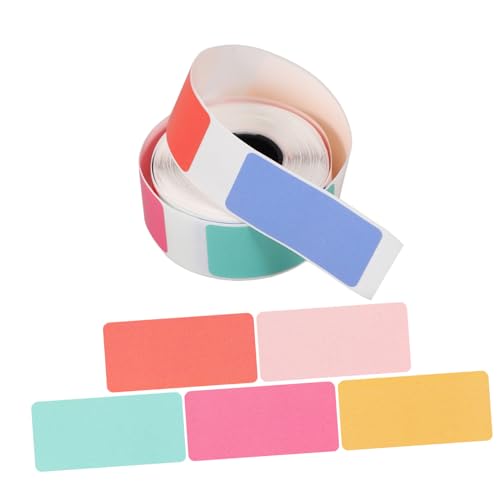 VILLFUL 1 Rolle Thermoaufkleber-druckbänder Diy-klebebandaufkleber Thermoetiketten Für Büro Und Zuhause Selbstklebend Haltbar Vielseitig Einsetzbar von VILLFUL