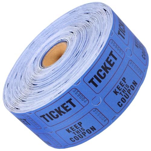 VILLFUL 1 Rolle Tombola Ticket Ziehungstickets Für Tombola Karnevalsticket Tickets Für Veranstaltungen Preistickets Ticket Für Tombola Papiertickets von VILLFUL
