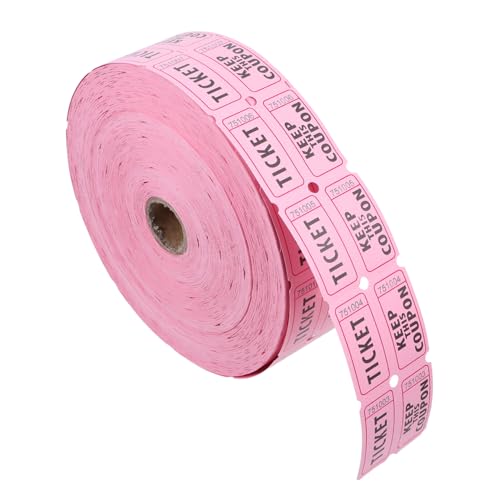 VILLFUL 1 Rolle Tombola Tickets Parktickets Ticket Für Tombolas Ziehungstickets Gewinntickets Tombola Preise Für Mitarbeiter Partytickets Türpreise Geburtstagstickets Eventtickets Rosa VILLFUL 1 Rolle Tombola Tickets Parktickets Ticket Für Tombolas Ziehungstickets Gewinntickets Tombola Preise Für Mitarbeiter Partytickets Türpreise Geburtstagstickets Eventtickets Rosa von VILLFUL