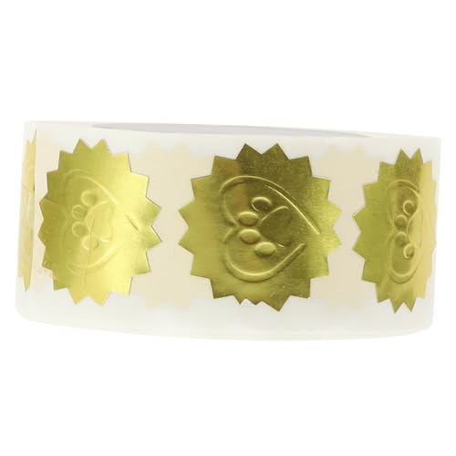 VILLFUL Logo-label Etikettenaufkleber Für Umschläge Hochzeitseinladungen Geschenkanhänger Mit Schickem Muster Und Stabilem Material von VILLFUL
