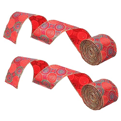 VILLFUL 1 Rolle Weihnachtsband, Weihnachtsbaumband, DIY Bänder, Weihnachtsband, Geschenkverpackungsband, Weihnachtsfestband, Weihnachtsmotivband, Weihnachtsgeschenkband, DIY Bastelband VILLFUL 1 Rolle Weihnachtsband, Weihnachtsbaumband, DIY Bänder, Weihnachtsband, Geschenkverpackungsband, Weihnachtsfestband, Weihnachtsmotivband, Weihnachtsgeschenkband, DIY Bastelband von VILLFUL