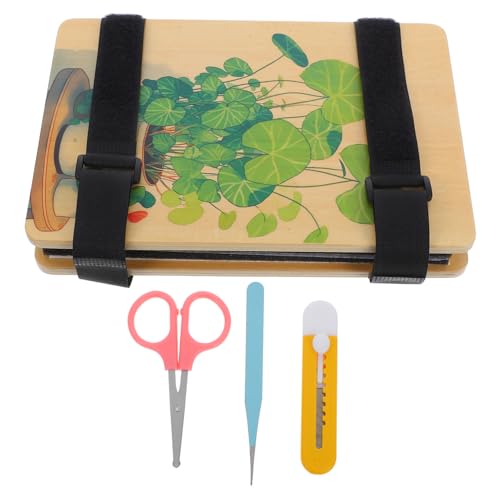 VILLFUL 1 Satz Blumenpresse Kit für Diy zur Pflanzenpresserstellung für Kunst und Bastelliebhaber zur Natürlichen von Blüten und Blättern Einfach Anzuwenden Anleitung VILLFUL 1 Satz Blumenpresse Kit für Diy zur Pflanzenpresserstellung für Kunst und Bastelliebhaber zur Natürlichen von Blüten und Blättern Einfach Anzuwenden Anleitung von VILLFUL