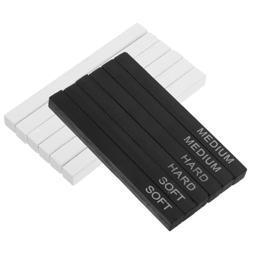 VILLFUL 1 Satz Highlight Sticks für Zeichnungen Komprimierte Kohlestifte für Skizzen und Malerei Leicht und Langlebig für Hobbyisten und Studenten von VILLFUL