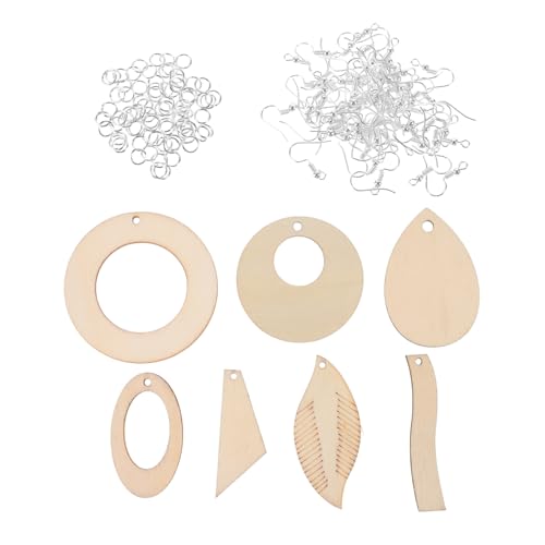 VILLFUL 1 Satz Holz Ohrringe Set Teile DIY Earring Blank Holz Ohrstecker mit Haken Leere Holzohrringe für Schmuckgestaltung und Bastelarbeiten Natürliche Farben und Ethnisches Design VILLFUL 1 Satz Holz Ohrringe Set Teile DIY Earring Blank Holz Ohrstecker mit Haken Leere Holzohrringe für Schmuckgestaltung und Bastelarbeiten Natürliche Farben und Ethnisches Design von VILLFUL