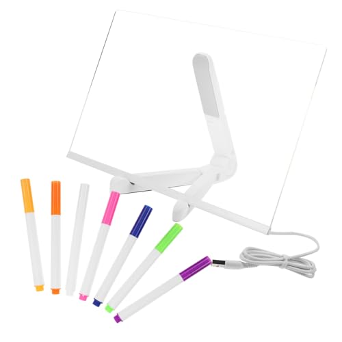VILLFUL 1 Satz LED Zeichenbrett für Tragbares LED Schreibpad Bunten Stiften Abwischbare Notiztafel für Zuhause Schule und Cafés VILLFUL 1 Satz LED Zeichenbrett für Tragbares LED Schreibpad Bunten Stiften Abwischbare Notiztafel für Zuhause Schule und Cafés von VILLFUL