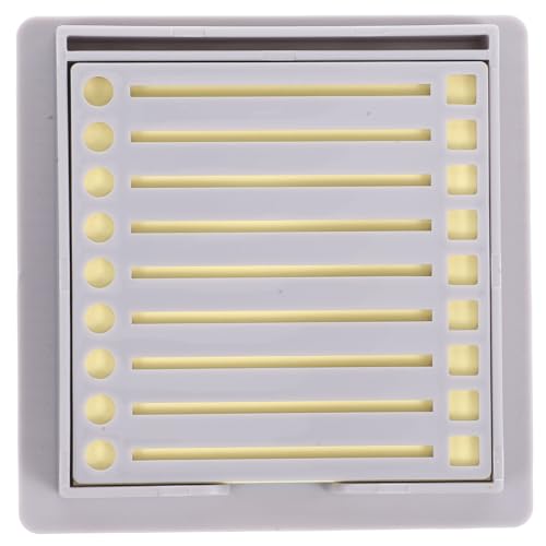 VILLFUL 1 Satz Memo Pad Organizer Box Praktische Aufbewahrung für Notizen Visitenkarten Bürobedarf für Lehrer Studenten und Profis Robustes Material Elegantem Hellgrau mit Farben von VILLFUL