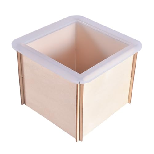 VILLFUL 1 Satz Quadratischem Silikonharz Mold mit Holzrahmen Flexibles Epoxidharz für Heimdekoration Blumenkonservierung und Insektenspezimen Wiederverwendbare Form für Kreative VILLFUL 1 Satz Quadratischem Silikonharz Mold mit Holzrahmen Flexibles Epoxidharz für Heimdekoration Blumenkonservierung und Insektenspezimen Wiederverwendbare Form für Kreative von VILLFUL