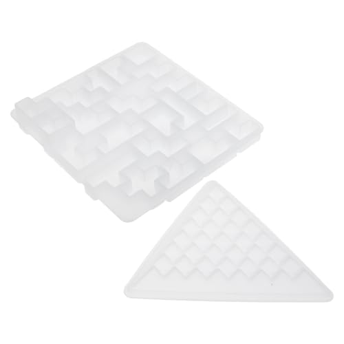 VILLFUL 1 Satz Silikonform für Kreative Pyramidenpuzzle Diy Gießform für Bausteine Vielseitig für Handwerk und Puzzle Fördert Kognitive Entwicklung und Familienaktivitäten von VILLFUL