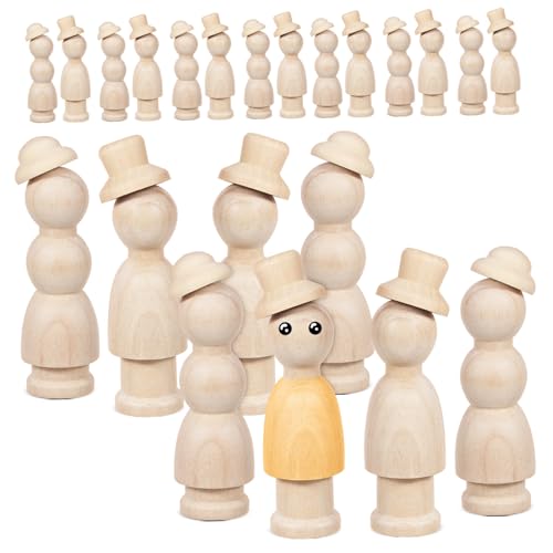 VILLFUL 1 Satz Unbemalte Holzfiguren Jungen Mädchen zum Malen Basteln und Dekorieren für DIY Projekte und Kreative Aktivitäten VILLFUL 1 Satz Unbemalte Holzfiguren Jungen Mädchen zum Malen Basteln und Dekorieren für DIY Projekte und Kreative Aktivitäten von VILLFUL