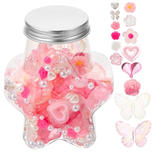 VILLFUL 1 Schachtel Acrylperlen Blumen und Schmetterlingsform Bunte Spacer Beads für DIY Armbänder und Haarschmuck für Kreative Bastelprojekte VILLFUL 1 Schachtel Acrylperlen Blumen und Schmetterlingsform Bunte Spacer Beads für DIY Armbänder und Haarschmuck für Kreative Bastelprojekte von VILLFUL