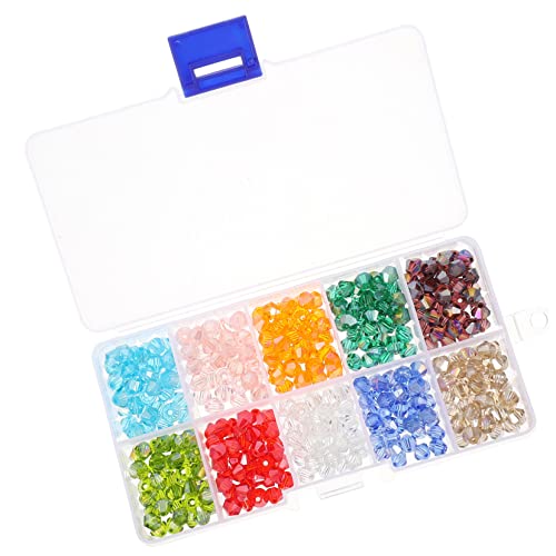 VILLFUL Glasperlenschmuck Lose Glasperlen Für Schmuckherstellung Bunte Glasrautenperlen Und Runde Perlen Zum Auffädeln Für Diy-projekte von VILLFUL