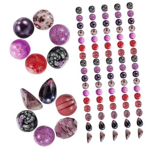 VILLFUL 1 Schachtel Kristallfarbene Glasperlen Farben Box Robuste Vielseitige DIY Schmuckperlen mit Glatter Oberfläche für Armbänder Halsketten Bastelprojekte und Schmuckherstellung von VILLFUL