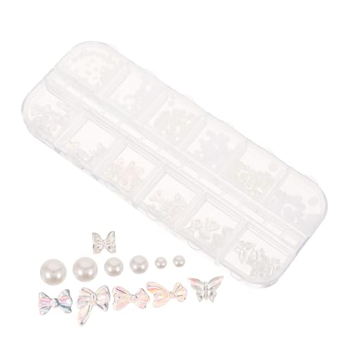 VILLFUL 1 Schachtel Nagelkunst Schmuck Sortiert mit Perlen und Strasssteinen Stilvolle Nagel Charms für DIY Nail Art Vielseitige Nageldekorationen für Stilvolle Maniküre VILLFUL 1 Schachtel Nagelkunst Schmuck Sortiert mit Perlen und Strasssteinen Stilvolle Nagel Charms für DIY Nail Art Vielseitige Nageldekorationen für Stilvolle Maniküre von VILLFUL