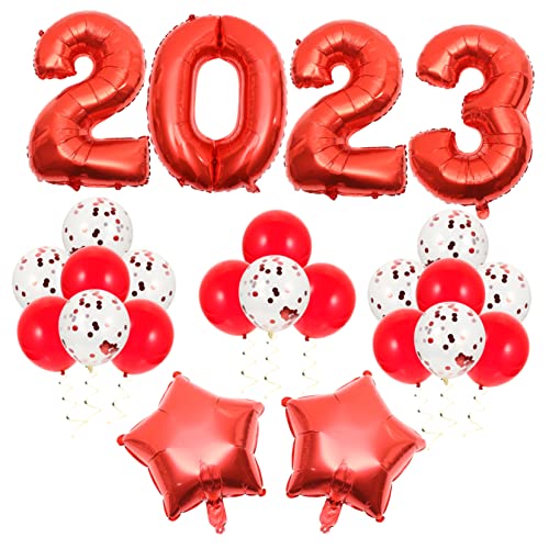 VILLFUL 1 Set 2023 Aluminiumfolienballons Neujahrsballons 2023 Neujahrszahlenballons Geburtstagszubehör Aluminiumfolienballons Requisiten Partygeschenke Ballondekorationen VILLFUL 1 Set 2023 Aluminiumfolienballons Neujahrsballons 2023 Neujahrszahlenballons Geburtstagszubehör Aluminiumfolienballons Requisiten Partygeschenke Ballondekorationen von VILLFUL
