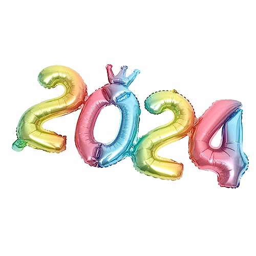 VILLFUL 1 Set 2024 Ballondekoration Neujahrsballon Festivaldekorationen Ballons Folienballons Zahlen Neujahrsfolienballons Neujahrsballons Zahlenballon Zahlenballons VILLFUL 1 Set 2024 Ballondekoration Neujahrsballon Festivaldekorationen Ballons Folienballons Zahlen Neujahrsfolienballons Neujahrsballons Zahlenballon Zahlenballons von VILLFUL