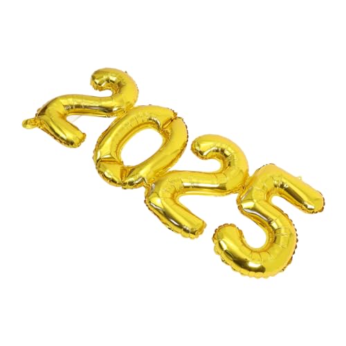 VILLFUL 1 Set 2025 2025 Ballon Neujahrsballon Für 2025 Party Layout Ballons 2025 Neujahrsparty Zubehör Partyballons Dekorationen Ballon Für Dekoration Neujahrsballons Party Requisiten von VILLFUL