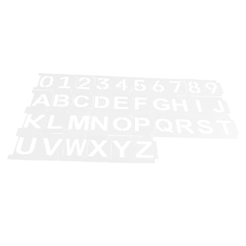 VILLFUL Alphanumerische Vorlagen Satz Kunststoff Schablonen Buchstaben Zahlen Schablonen Für Diy Malvorlagen VILLFUL Alphanumerische Vorlagen Satz Kunststoff Schablonen Buchstaben Zahlen Schablonen Für Diy Malvorlagen von VILLFUL