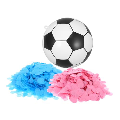 VILLFUL 1 Set Fußball Party Dekorationen, Party Konfetti Zur Enthüllung Des Geschlechts, Party Zubehör, Ball Für Junge Oder Mädchen, Party Requisiten, Dekoration Zur Enthüllung Des von VILLFUL