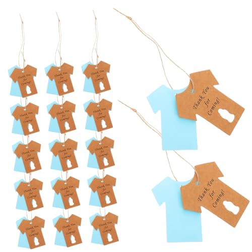 VILLFUL 1 Set Kleidungsanhänger Und Karten, Schilder, Dankeschön Geschenkanhänger, Für, Karten Und Schilder, Dekorative Dankeschön Anhänger, Etiketten Zur Präsentation, Partygeschenk, von VILLFUL