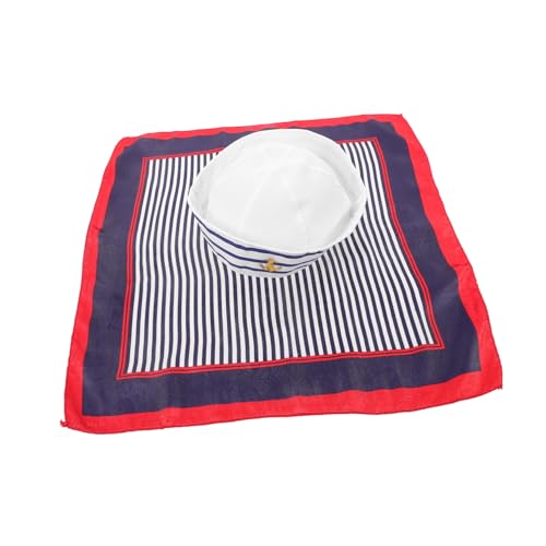 VILLFUL 1 Set Matrosenhut Set Kapitänshut Partyhüte Matrosenkapitän Kostümhut Cosplay Matrosenhüte Matrosenhut Kappe Dekohut Yacht Outfit Hut Kostümpartyhut Cosplay Hüte von VILLFUL