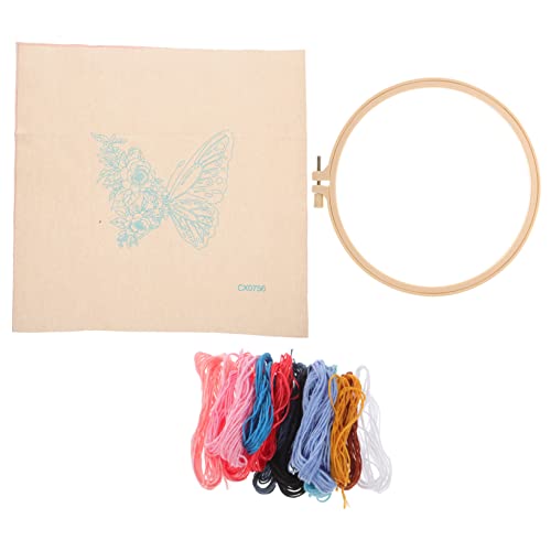 VILLFUL 1 Set Schmetterlings Kreuzstich DIY Stickmaterial Professionelles Nähset Stickrahmen Kreuzstichmaterial Kreuzstich Starter Kit DIY Stickzubehör VILLFUL 1 Set Schmetterlings Kreuzstich DIY Stickmaterial Professionelles Nähset Stickrahmen Kreuzstichmaterial Kreuzstich Starter Kit DIY Stickzubehör von VILLFUL