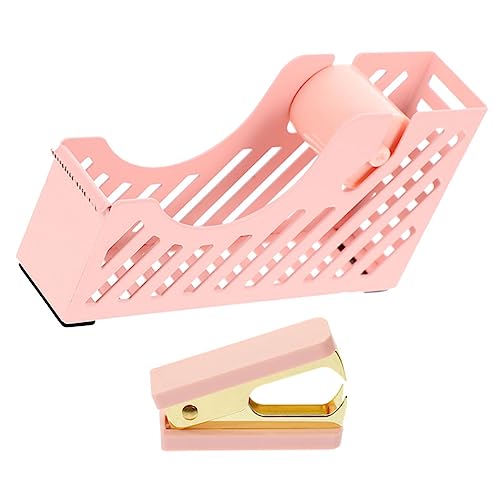 VILLFUL 1 Set Schreibwarenset, Bürobedarf Und Zubehör, Tragbarer Klebebandspender, Ästhetischer Bürobedarf, Klebebandhalter, Tragbarer Heftklammerzieher, Hefterentferner Mit VILLFUL 1 Set Schreibwarenset, Bürobedarf Und Zubehör, Tragbarer Klebebandspender, Ästhetischer Bürobedarf, Klebebandhalter, Tragbarer Heftklammerzieher, Hefterentferner Mit von VILLFUL