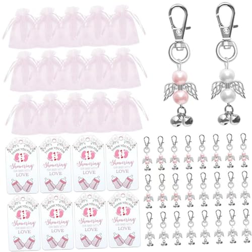 VILLFUL Taufdekorationen Engel-schlüsselanhänger Schutzengel Anhänger Babyparty Anhänger Geschenktüten Dekoration von VILLFUL