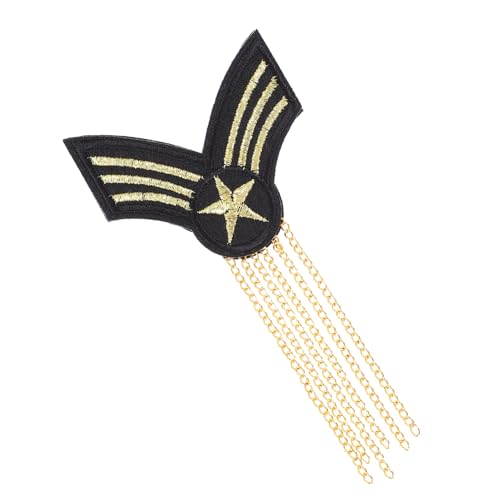 VILLFUL Herren Schulterabzeichen Stickerei Quaste Epaulet Fransen Für Uniformen VILLFUL Herren Schulterabzeichen Stickerei Quaste Epaulet Fransen Für Uniformen von VILLFUL