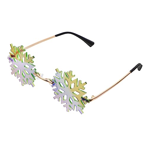 VILLFUL 1 Stück Schneeflocken Design Sonnenbrille für Lustiges Foto Leichte und Bequeme Partybrille aus Hochwertigem Material Geeignet für Jungen und Mädchen VILLFUL 1 Stück Schneeflocken Design Sonnenbrille für Lustiges Foto Leichte und Bequeme Partybrille aus Hochwertigem Material Geeignet für Jungen und Mädchen von VILLFUL