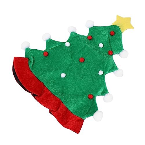 VILLFUL 1 Stück Weihnachtsbaum Hut Weihnachtsmütze Lustiger Partyhut für Festliche Anlässe für Weihnachtsfeiern Bühnenauftritte und Gemeinschaftsaktivitäten Leicht und Angenehm zu Tragen von VILLFUL