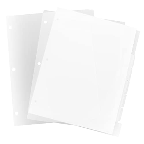 VILLFUL Trennseite Für Notizbuch-registerkarten Kunststoff-registerkarten Mit Registern 3-ring-registerkarten Für Loseblattordner VILLFUL Trennseite Für Notizbuch-registerkarten Kunststoff-registerkarten Mit Registern 3-ring-registerkarten Für Loseblattordner von VILLFUL