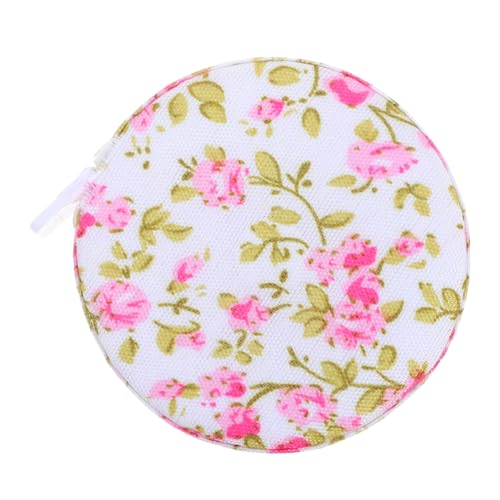 VILLFUL 1.5M Nähbandmaß mit Blumenmuster Mini Stoff Körpermesswerkzeug für Präzise Messungen für Gewichtsverlust und Kreative Bastelprojekte von VILLFUL