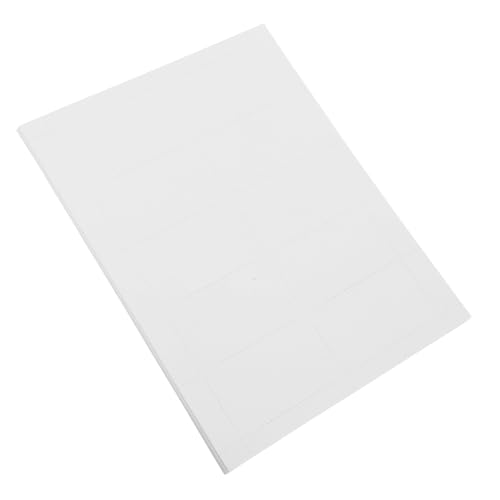 VILLFUL 10 Blatt Diy Visitenkartenpapier Reißfestes Kartonpapier für Tintenstrahl und Laserdrucker für Kleine Unternehmen und Kreative Projekte Einfach zu Bedrucken und Vielseitig von VILLFUL