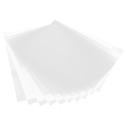 VILLFUL 10 Blatt Doppelseitiges Klebeband Transparent Ablösbar für Namensschilder Medaillen Zertifikate und Aufkleber Blasenfreies Design für Haftung von VILLFUL