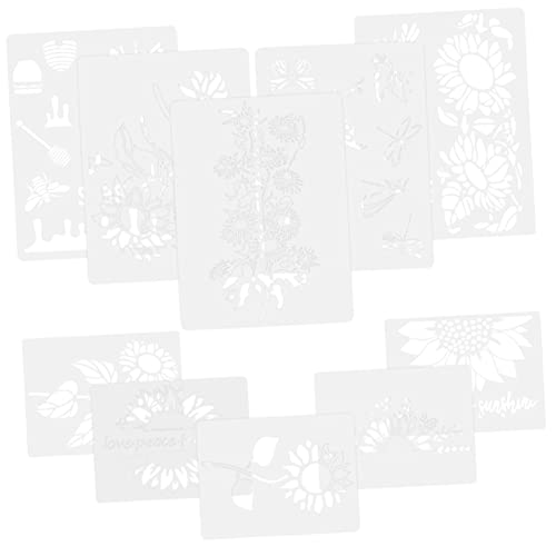 VILLFUL 10 Blatt Schablonen Zum Basteln Zeichenschablonen Hohlschablonen Dekorative Graffiti-schablonen Wandmalschablonen VILLFUL 10 Blatt Schablonen Zum Basteln Zeichenschablonen Hohlschablonen Dekorative Graffiti-schablonen Wandmalschablonen von VILLFUL