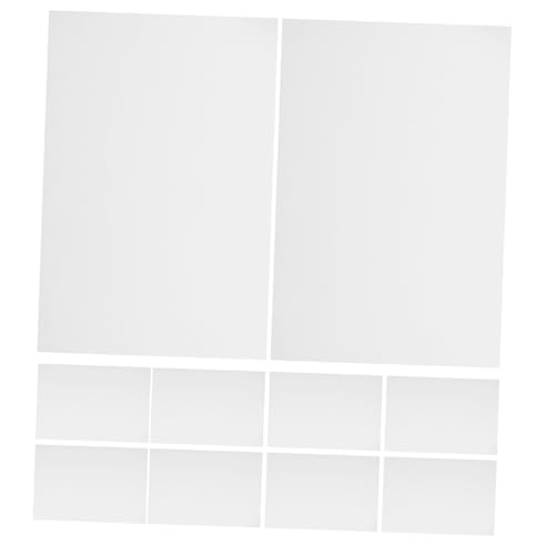 VILLFUL 10 Blatt Metallic Karton Glänzendes Aluminium Folienpapier für Einladungen Bastelprojekte und Diy Karten von VILLFUL