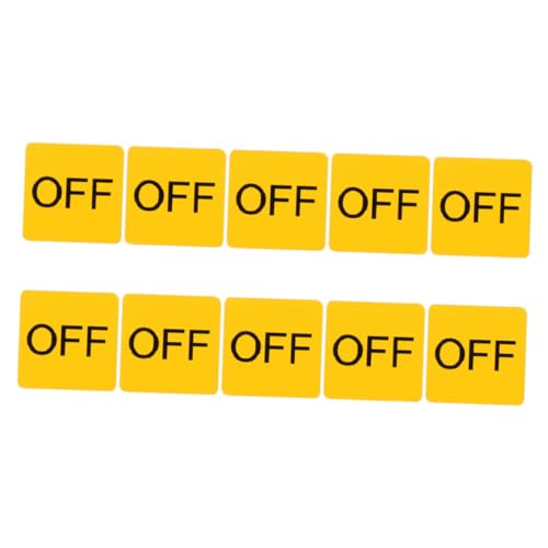 VILLFUL 10 Blatt Teiliges Warnaufkleber für Schalter Klebeetiketten mit Starker Haftung Gelb Schwarze Caution Label Aufkleber für Elektrische Geräte Leicht Ablösbar ohne Rückstände VILLFUL 10 Blatt Teiliges Warnaufkleber für Schalter Klebeetiketten mit Starker Haftung Gelb Schwarze Caution Label Aufkleber für Elektrische Geräte Leicht Ablösbar ohne Rückstände von VILLFUL