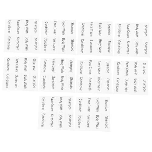 VILLFUL 10 Blatt Wasserdichte Kosmetiketiketten Wiederbefüllbare Aufkleber für Reise flaschen Transparente Hautpflege etiketten mit Beschriftungsfeld Praktische Klassifizierung für VILLFUL 10 Blatt Wasserdichte Kosmetiketiketten Wiederbefüllbare Aufkleber für Reise flaschen Transparente Hautpflege etiketten mit Beschriftungsfeld Praktische Klassifizierung für von VILLFUL