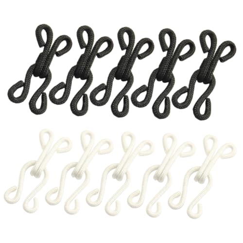 VILLFUL 10 Paar Haken- Und Ösen- Aus Metall Nähset Für Kleid Rock Hose Dekorative Accessoires VILLFUL 10 Paar Haken- Und Ösen- Aus Metall Nähset Für Kleid Rock Hose Dekorative Accessoires von VILLFUL