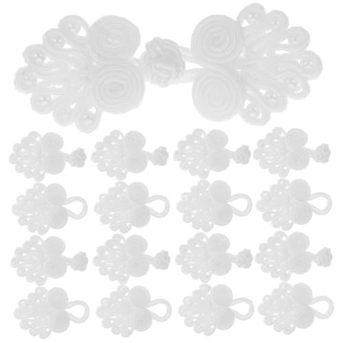 VILLFUL 10 Paar Traditionelle Handgefertigte Chinesische Knotenknöpfe Cheongsam Verschlüsse für Vintage Kleidung für Diy Projekte und Näharbeiten Ivorfarben VILLFUL 10 Paar Traditionelle Handgefertigte Chinesische Knotenknöpfe Cheongsam Verschlüsse für Vintage Kleidung für Diy Projekte und Näharbeiten Ivorfarben von VILLFUL