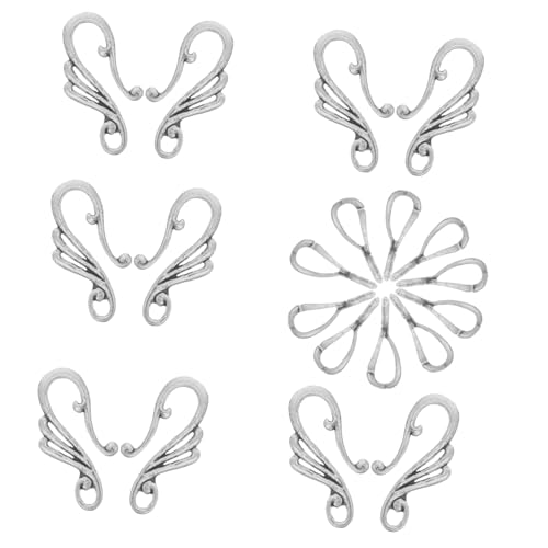 VILLFUL 10 Sätze Toggle Verschlüsse aus Zinklegierung für DIY Schmuckherstellung Langlebige Lichtechte Ohrhaken Verschluss zum Basteln für Schmuckliebhaber von VILLFUL