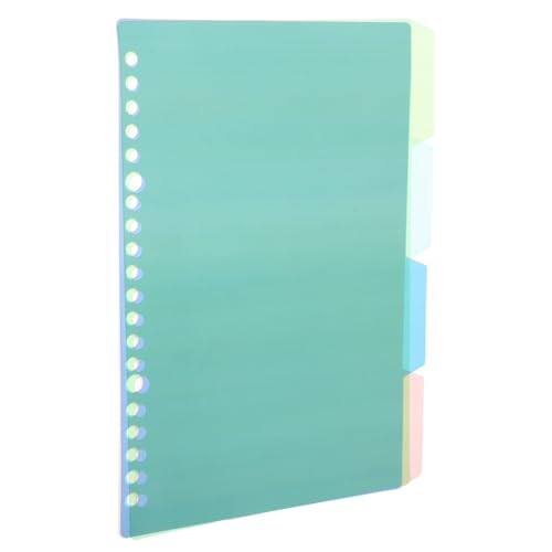 VILLFUL 10 Sets Loseblatt Buchbinder Aus Kunststoff Mit Trennblättern Registerkarten Markierungen Lesezeichen Datei Vielseitiger Notizblock Notizbuch Ordner Abnehmbare VILLFUL 10 Sets Loseblatt Buchbinder Aus Kunststoff Mit Trennblättern Registerkarten Markierungen Lesezeichen Datei Vielseitiger Notizblock Notizbuch Ordner Abnehmbare von VILLFUL
